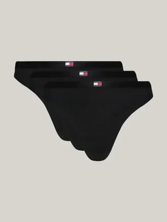 Tommy Jeans String met vlaglogo, 3-pack Tommy Jeans String met vlaglogo, 3-pack