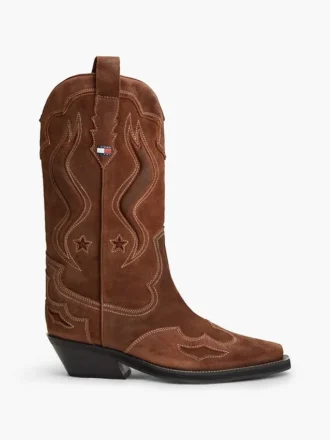 Tommy Jeans suède cowboylaarzen