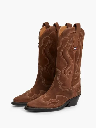 Tommy Jeans suède cowboylaarzen