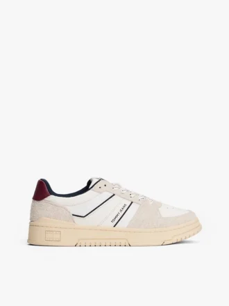 Tommy Jeans suède sneaker met cupzool