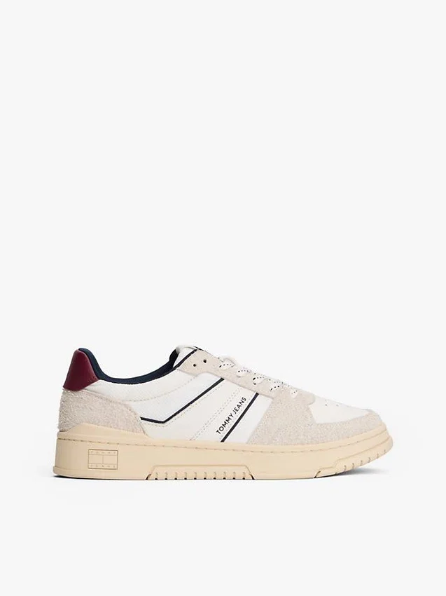 Tommy Jeans suède sneaker met cupzool Tommy Jeans suède sneaker met cupzool