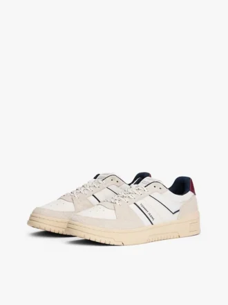 Tommy Jeans suède sneaker met cupzool