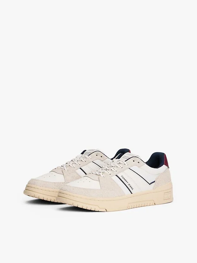Tommy Jeans suède sneaker met cupzool Tommy Jeans suède sneaker met cupzool