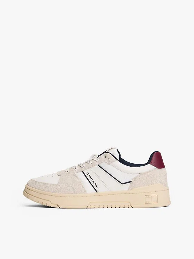 Tommy Jeans suède sneaker met cupzool Tommy Jeans suède sneaker met cupzool