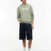 Tommy Jeans-sweatshirt met suède-look en logo Tommy Jeans-sweatshirt met suède-look en logo