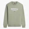 Tommy Jeans-sweatshirt met suède-look en logo Tommy Jeans-sweatshirt met suède-look en logo