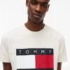 Tommy Jeans T-shirt met groot vlaglogo Tommy Jeans T-shirt met groot vlaglogo