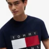 Tommy Jeans T-shirt met groot vlaglogo Tommy Jeans T-shirt met groot vlaglogo
