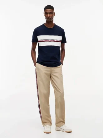 Tommy Jeans T-shirt met kenmerkende logoband
