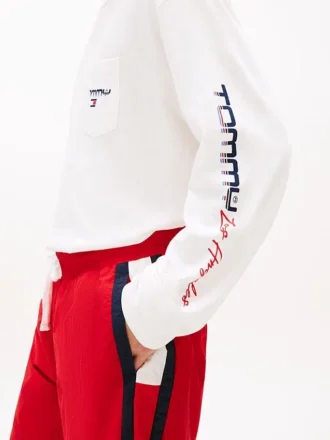 Tommy Jeans T-shirt met lange mouwen en LA-logo