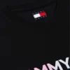 Tommy Jeans T-shirt met logo in kleurverloop Tommy Jeans T-shirt met logo in kleurverloop