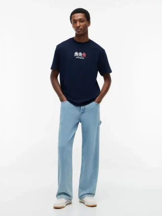 Tommy Jeans T-shirt met Multi-Crest-logo