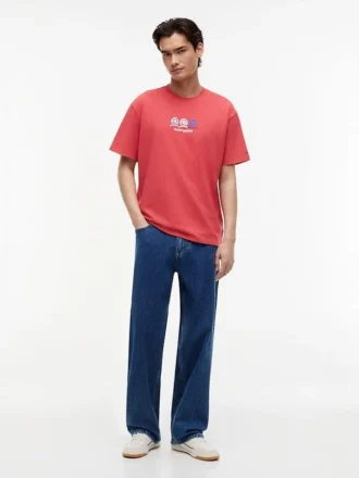 Tommy Jeans T-shirt met Multi-Crest-logo