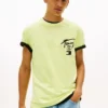 Tommy Jeans T-shirt met spuitverf-logo Tommy Jeans T-shirt met spuitverf-logo