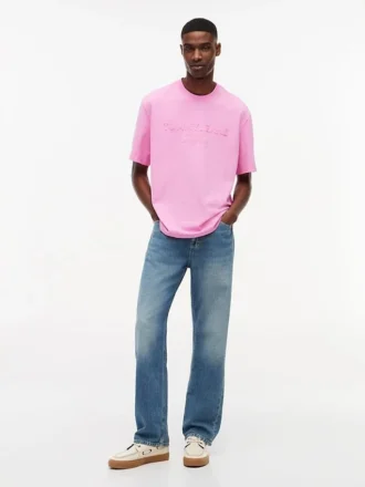 Tommy Jeans T-shirt met vervaagd logo