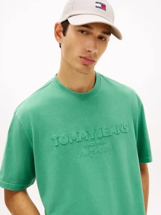 Tommy Jeans T-shirt met vervaagd logo Tommy Jeans T-shirt met vervaagd logo