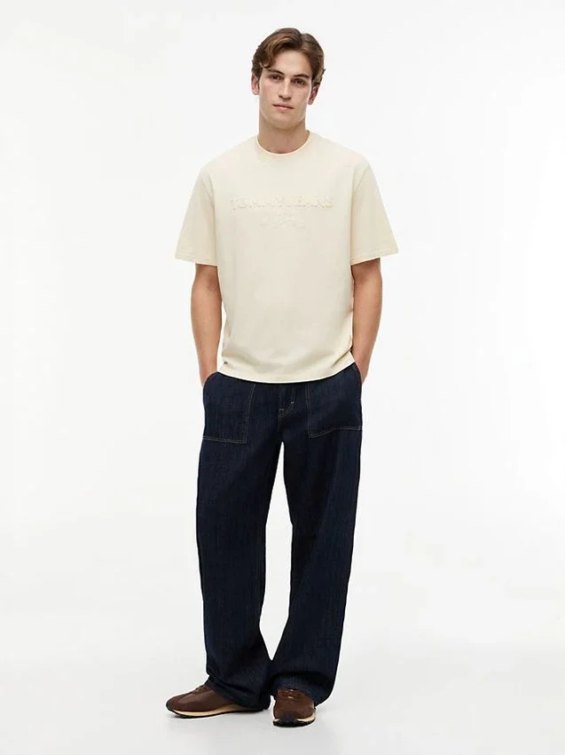 Tommy Jeans T-shirt met vervaagd logo Tommy Jeans T-shirt met vervaagd logo