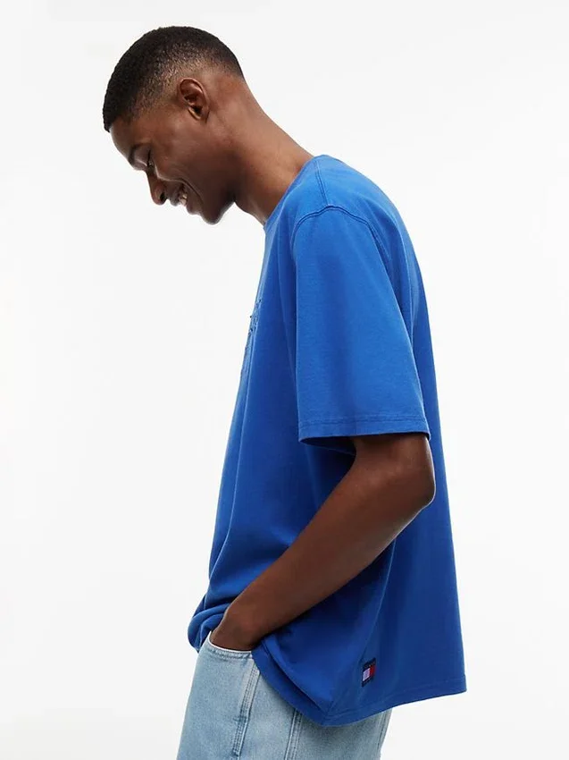Tommy Jeans T-shirt met vervaagd logo Tommy Jeans T-shirt met vervaagd logo