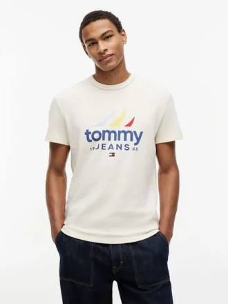 Tommy Jeans T-shirt met zeillogo