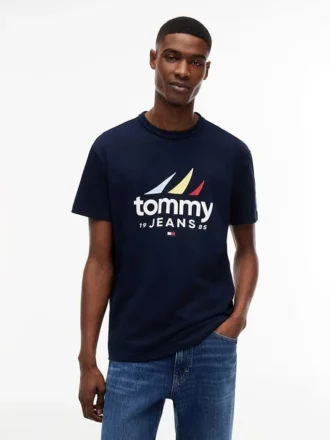 Tommy Jeans T-shirt met zeillogo