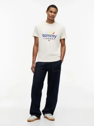 Tommy Jeans T-shirt met zeillogo