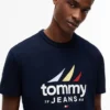 Tommy Jeans T-shirt met zeillogo