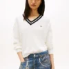 Tommy Jeans Trui met V-hals en relaxte pasvorm Tommy Jeans Trui met V-hals en relaxte pasvorm