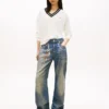 Tommy Jeans Trui met V-hals en relaxte pasvorm Tommy Jeans Trui met V-hals en relaxte pasvorm