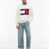Tommy Jeans-trui met vlaglogo en ronde hals