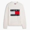 Tommy Jeans-trui met vlaglogo en ronde hals