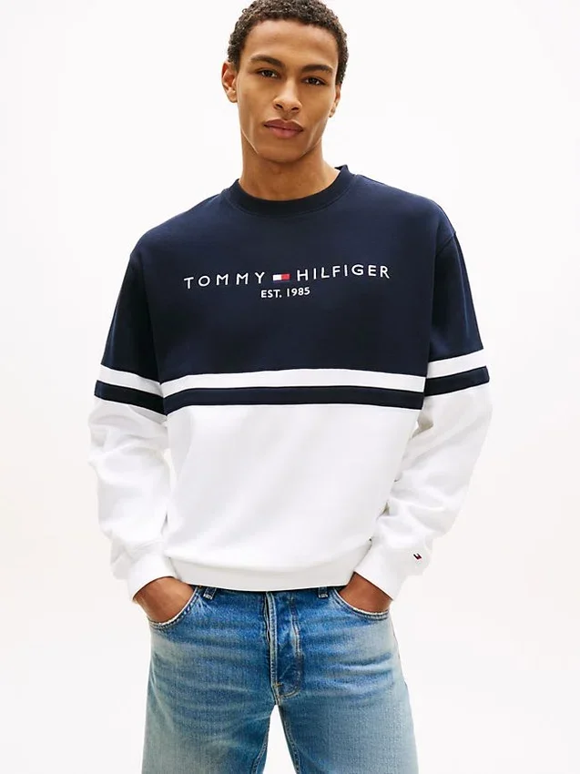 Tommy Logo Colorblock Sweatshirt Tommy Logo Colorblock Sweatshirt