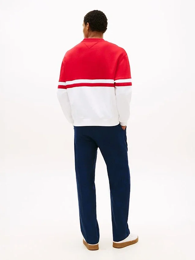Tommy Logo Colorblock Sweatshirt Tommy Logo Colorblock Sweatshirt