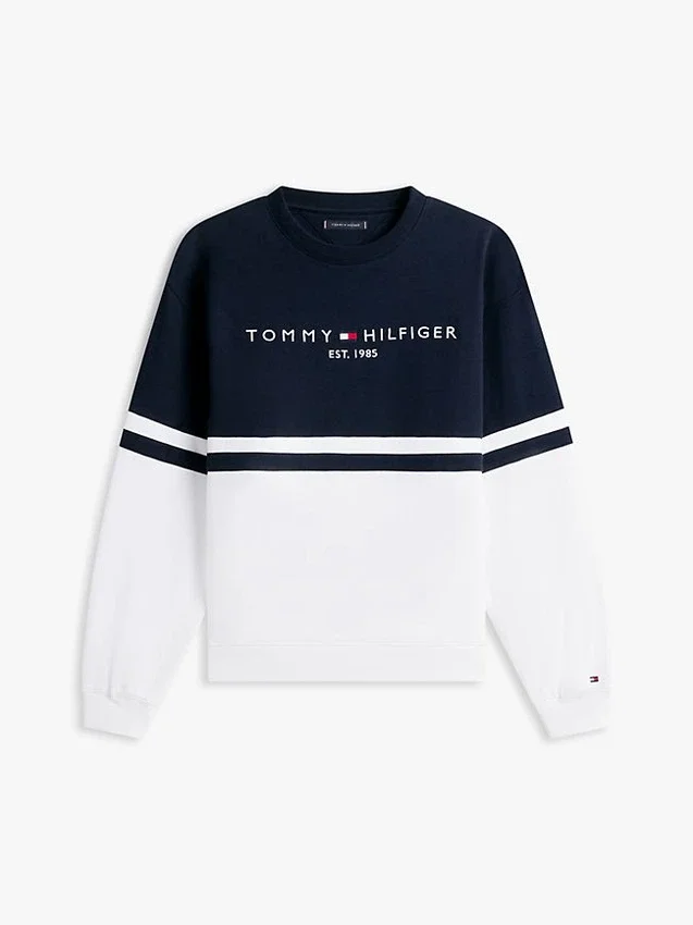 Tommy Logo Colorblock Sweatshirt Tommy Logo Colorblock Sweatshirt