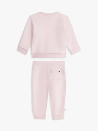 Tommy-logo-set met sweatshirt en broek voor Baby’s