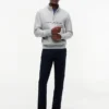 Tommy Logo-sweatshirt met kwartrits Tommy Logo-sweatshirt met kwartrits