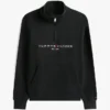 Tommy Logo-sweatshirt met kwartrits Tommy Logo-sweatshirt met kwartrits