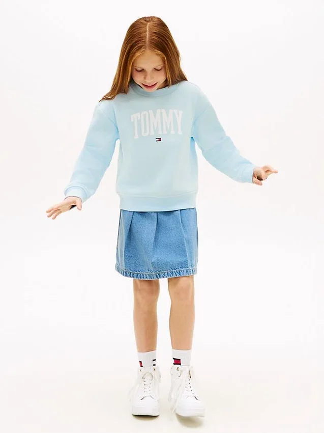 Tommy-logo-sweatshirt voor kinderen Tommy-logo-sweatshirt voor kinderen