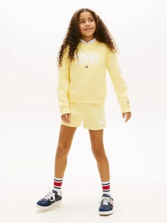 Tommy Logo-sweatshort voor kinderen