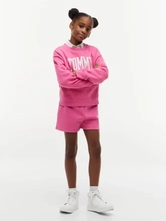 Tommy Logo-sweatshort voor kinderen