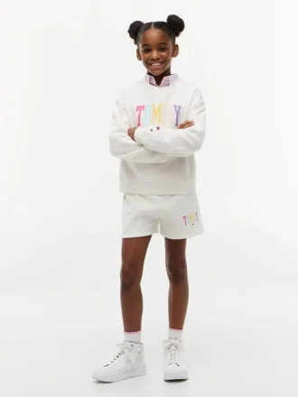 Tommy Logo-sweatshort voor kinderen