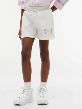 Tommy Logo-sweatshort voor kinderen