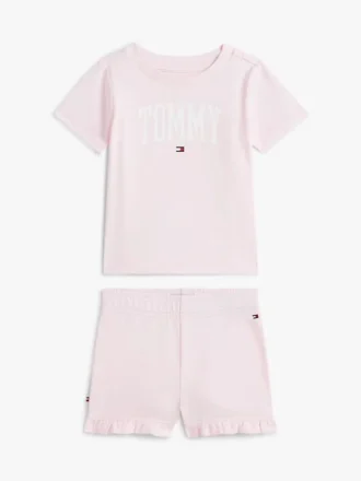 Tommy-logo T-shirt & Shorts set voor Baby’s
