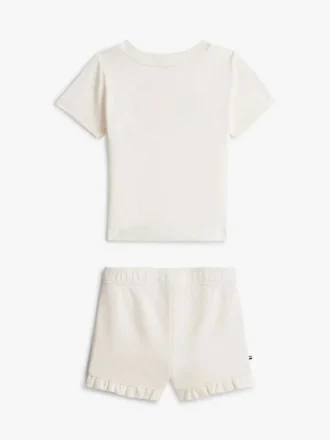 Tommy-logo T-shirt & Shorts set voor Baby’s