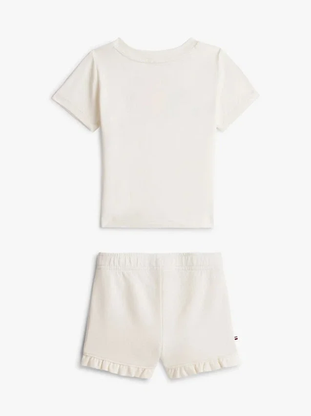 Tommy-logo T-shirt & Shorts set voor Baby’s Tommy-logo T-shirt & Shorts set voor Baby’s