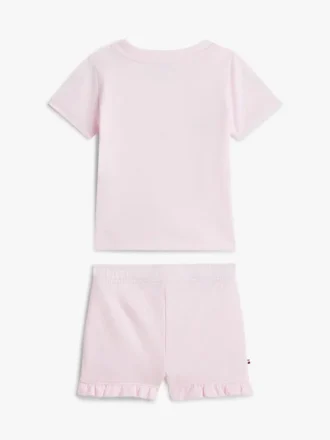 Tommy-logo T-shirt & Shorts set voor Baby’s