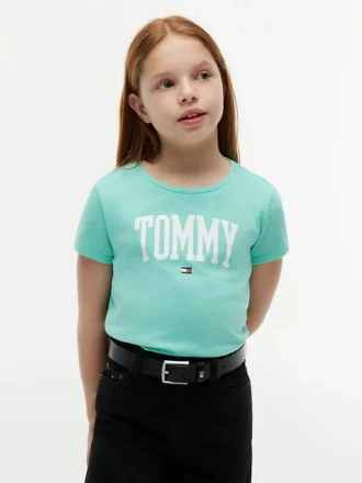 Tommy-logo T-shirt voor kinderen