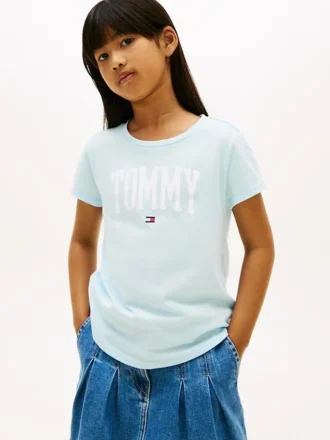 Tommy-logo T-shirt voor kinderen