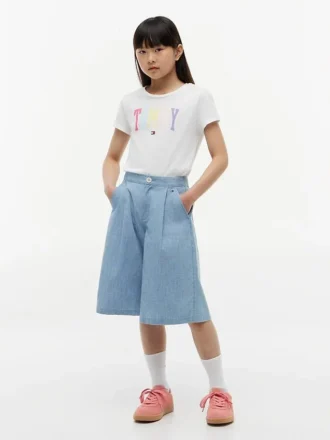 Tommy-logo T-shirt voor kinderen