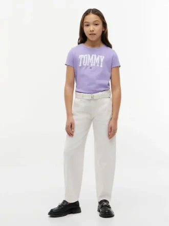 Tommy-logo T-shirt voor kinderen