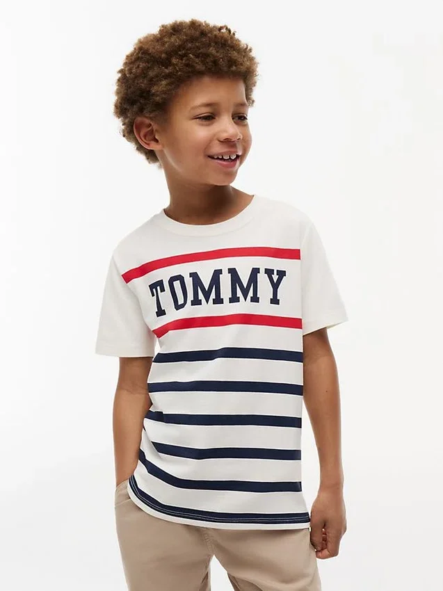 Tommy Stripe T-shirt voor kinderen Tommy Stripe T-shirt voor kinderen
